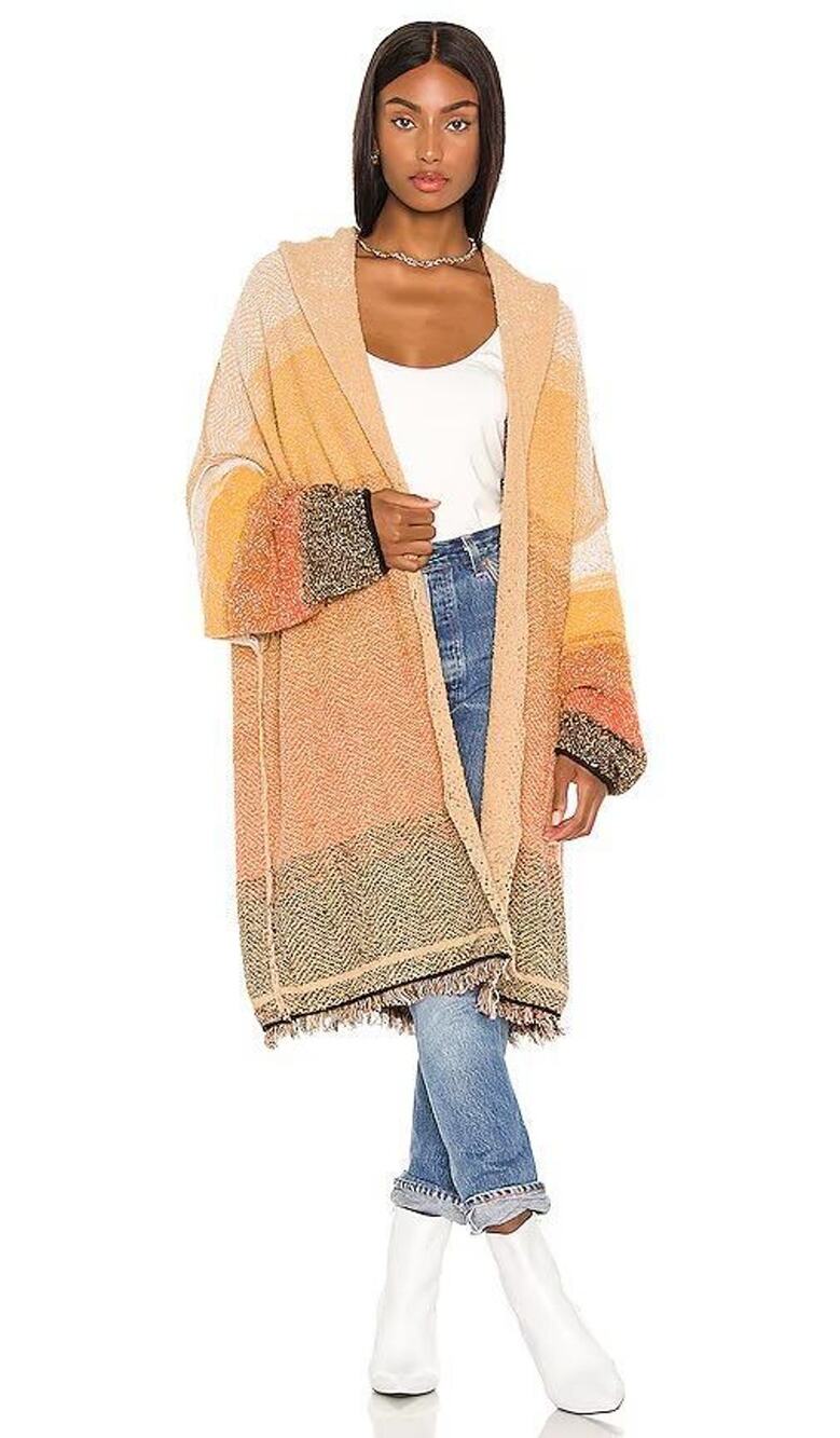 NWT Free People Sunset Park Oversized Boho Cardigan M
